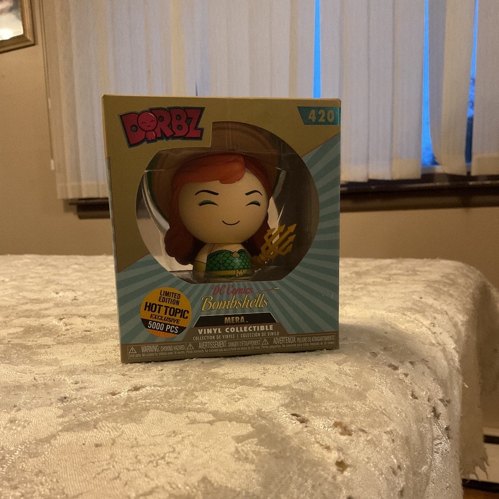 Funko Dorbz  Limited Edition DC Comics Bombshells Mera #420 Vinyl Collectible.